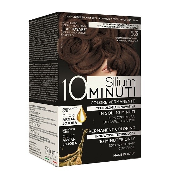 Silium 10 minuti Colorazione Permanente 5.3 Castano Chiaro Dorato