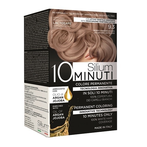 Silium 10 minuti Colorazione Permanente 9.3 Biondo Chiarissimo Dorato