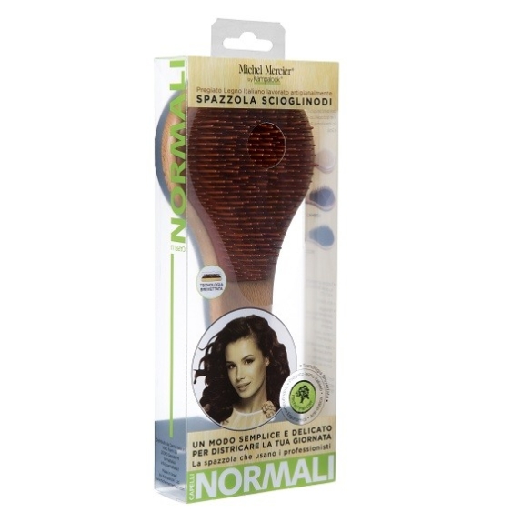 Michel Mercier Spazzola in Legno Capelli Normali