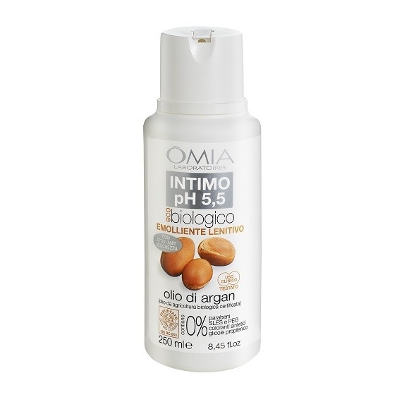 Omia Sapone Intimo Ecobio ph 5.5 Olio di Argan 250ML