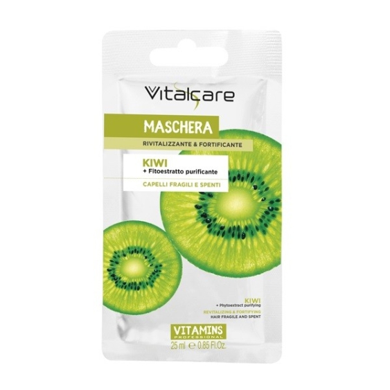 Vitalcare Vitamins Kiwi e Olio di Macadamia Maschera Monodose 25ML