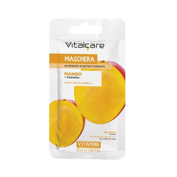 Vitalcare Vitamins Mango e Olio d'Argan Maschera Monodose 25ML