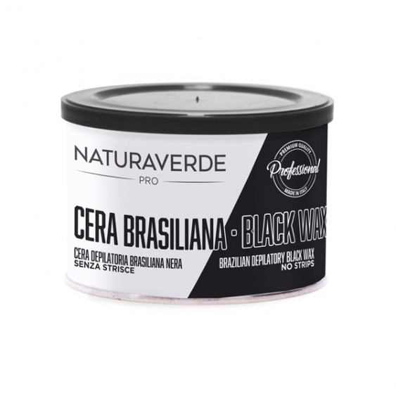 Naturaverde Pro Cera Depilatoria Brasilian Black Wax Senza Strisce 400ML