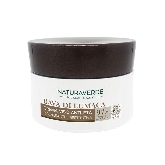 Naturaverde Bio Crema Viso Anti-Età Bava di Lumaca 50 ml