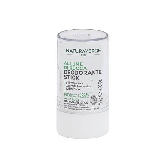 Deo Stick Naturaverde Pharma Allume di Rocca 115 gr - ProfumeriaWeb