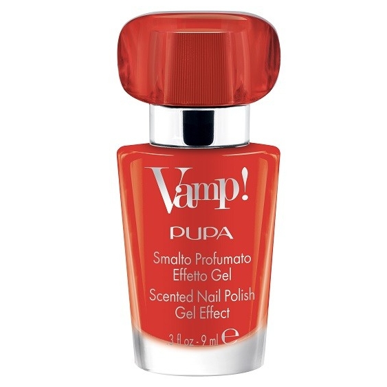 Pupa Vamp! Smalto Profumato Effetto Gel Rosso - 201 Fire Red
