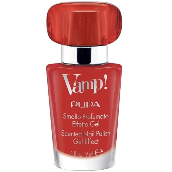 Pupa Vamp! Smalto Profumato Effetto Gel Rosso - 202 Camal Red