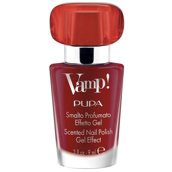 Pupa Vamp! Smalto Profumato Effetto Gel Rosso - 204 Passionate Red