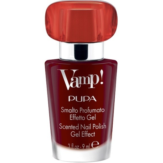 Pupa Vamp! Smalto Profumato Effetto Gel Rosso - 205 Erotic Red
