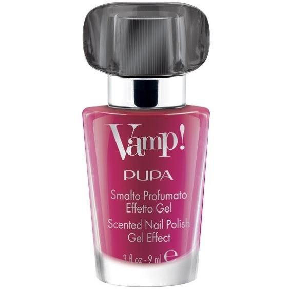 Pupa Vamp! Smalto Profumato Effetto Gel Nero - 302 Irreverent Fuchsia