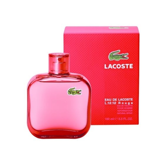 Profumo da Uomo Lacoste Eau de Lacoste L.12.12 Rouge Eau de Toilette Pour Homme confezione da 50ML