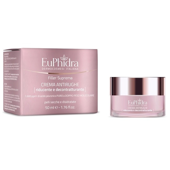 Euphidra Filler Suprema Crema Antirughe Riducente e Decontratturante 50ML