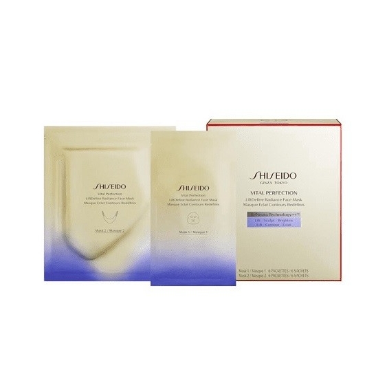 Shiseido Vital Perfection LiftDefine Radiance Face Mask 6PZ