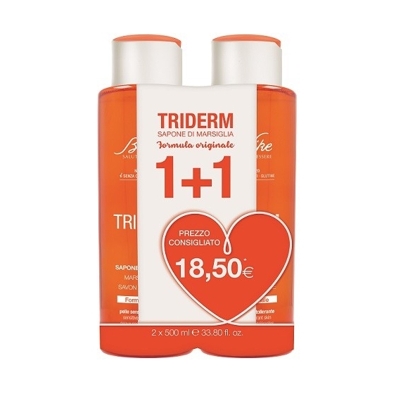 Bionike Triderm Sapone di Marsiglia Bipack 2X500ML