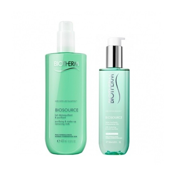 Biotherm Biosource Kit Pelle Normale e Mista Lait Tonifiante  + Lotion Tonifiante