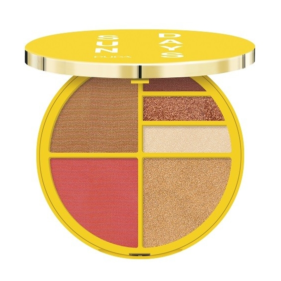 Pupa Sun Days Face & Eyes Waterproof Palette Sunset