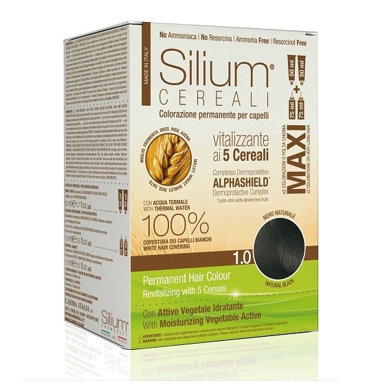 Silium Maxi Colorazione Permanente ai 5 Cereali 1.0 Nero Naturale