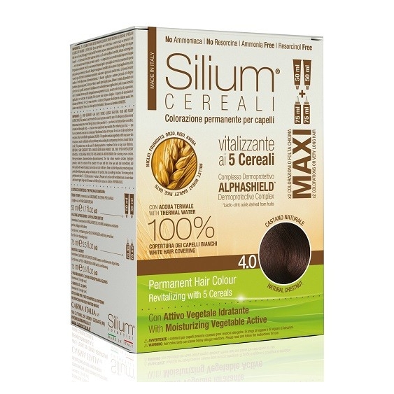 Silium Maxi Colorazione Permanente ai 5 Cereali 4.0 Castano Naturale