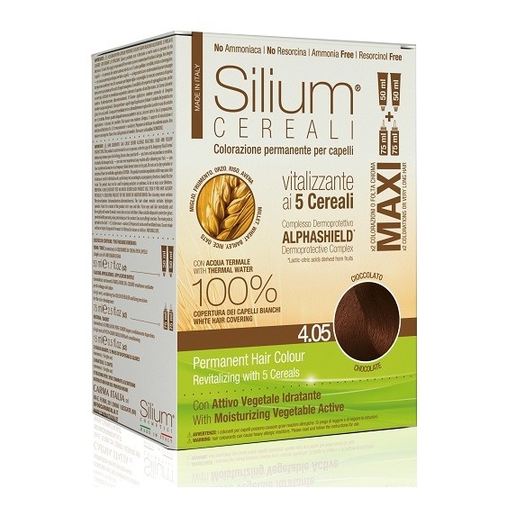 Silium Maxi Colorazione Permanente ai 5 Cereali 4.05 Cioccolato