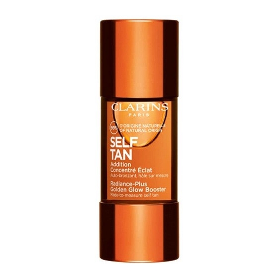 Crema Solare Clarins Radiance-Plus Golden Glow Booster confezione da 15ml