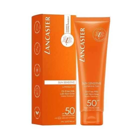 Lancaster Sun Sensitive Oil Free Milk SPF50 150ML