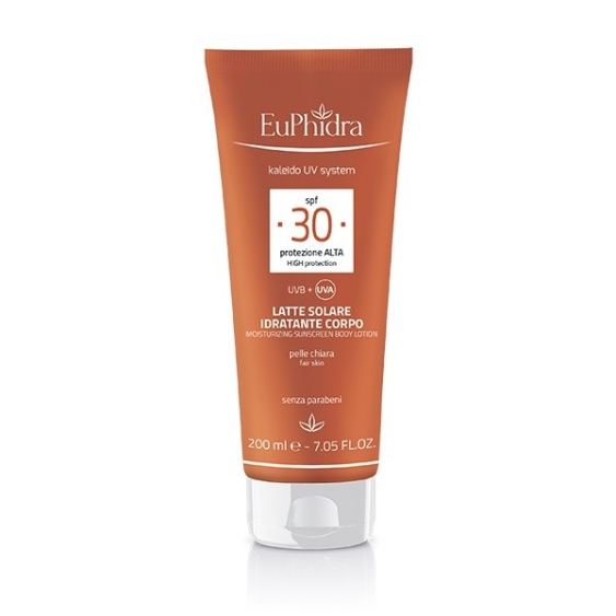 Euphidra Kaleido UV System Latte Solare Idratante Corpo SPF 30 200ML