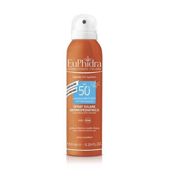 Euphidra Kaleido UV System Spray Solare Dermopediatrico SPF 50+ 150ML