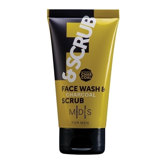 Mades Cosmetics For Men Face Wash & Charcoal Scrub 75ML