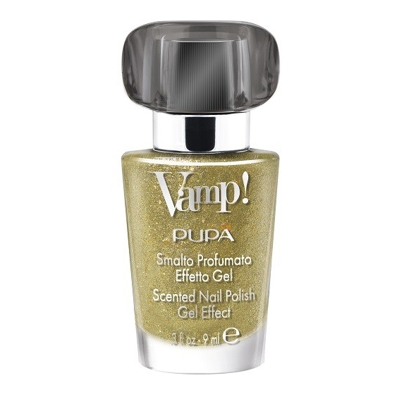 Pupa Vamp! Smalto Profumato Effetto Gel Sparkling Edition - 306 Shiny Gold