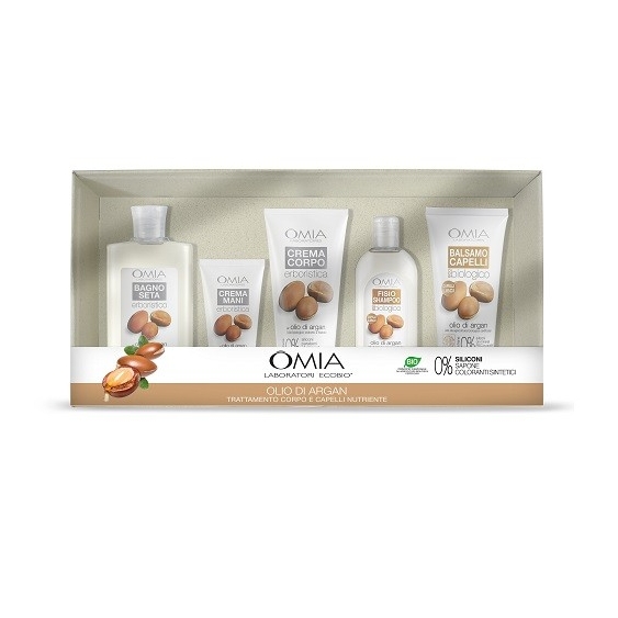 Omia Trattamento Corpo e Capelli Nutriente all'Olio di Argan Cofanetto