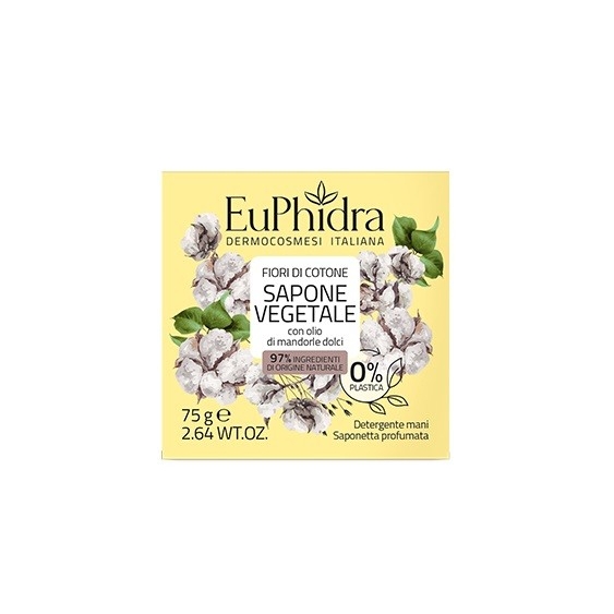 Euphidra Fiori di Cotone Sapone Vegetale 75GR