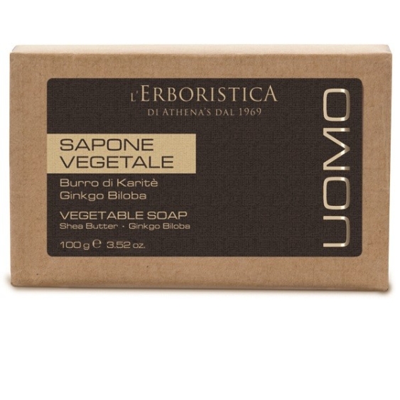 Athena's Uomo Sapone Vegetale 100G