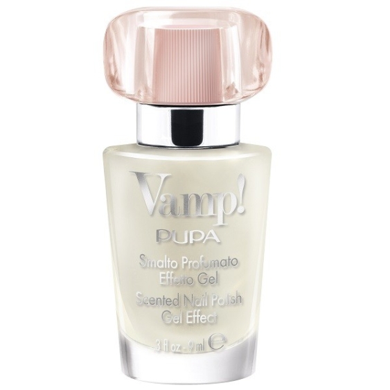 Pupa Vamp! Smalto Profumato Effetto Gel Rosa - 119 Cotton White
