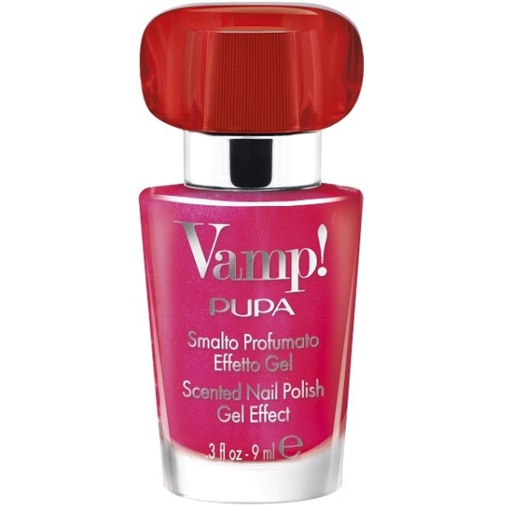 Pupa Vamp! Smalto Profumato Effetto Gel Rosso - 214 Bomb Fuchsia
