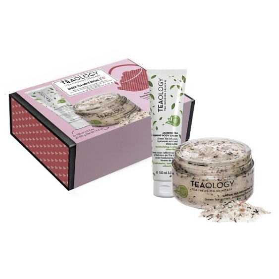 Teaology Body Ritual Green Tea Reshaping Body Scrub Kit