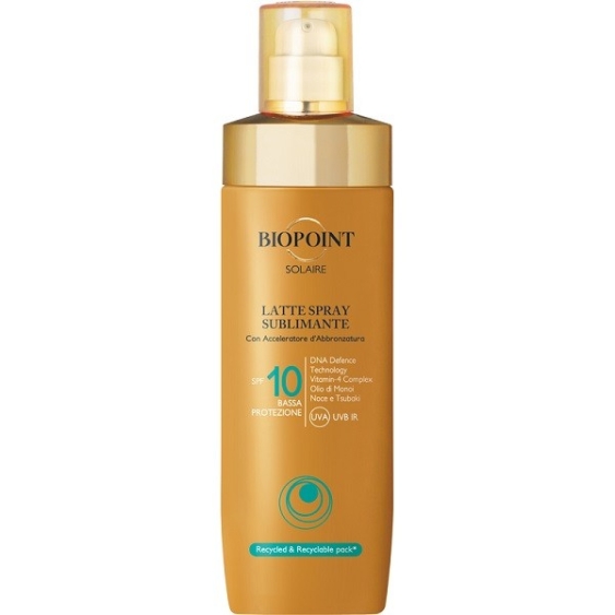 Biopoint Solaire Latte Spray Abbronzante SPF10 250ML