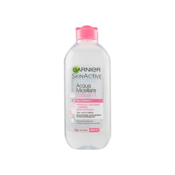 Garnier Acqua Micellare Tutto In 1 Detergente Viso Pelli Delicate 400 ml