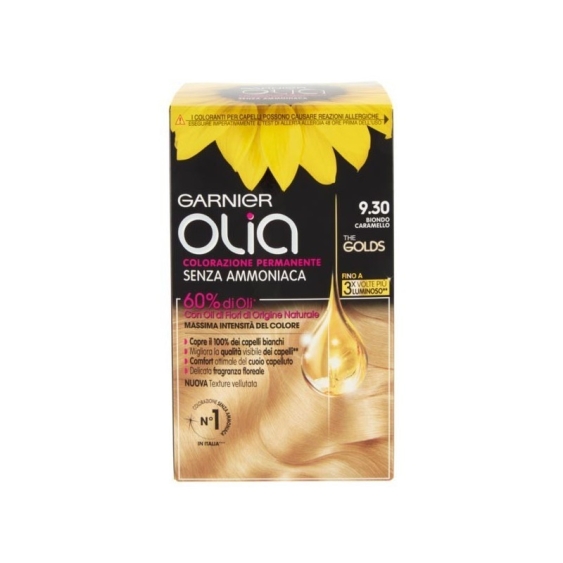 Garnier Olia Colorazione Permanente Senza Ammoniaca - 9.30 Biondo Caramello