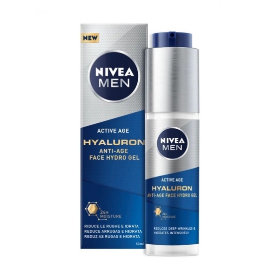 Nivea Men Active Age Hyaluron Anti-Age Face Hydro Gel 50 ml