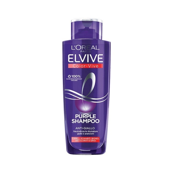 L'Oreal Paris Elvive Color Vive Purple Shampoo Anti-Giallo 200 ml