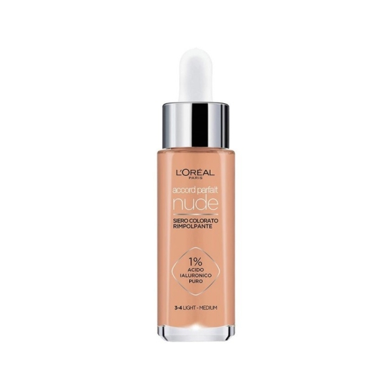 L'Oreal Paris Accord Parfait Nude Siero Colorato Rimpolpante