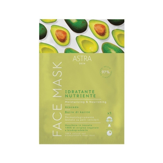 Astra Face Mask Maschera In Tessuto Idratante Nutriente