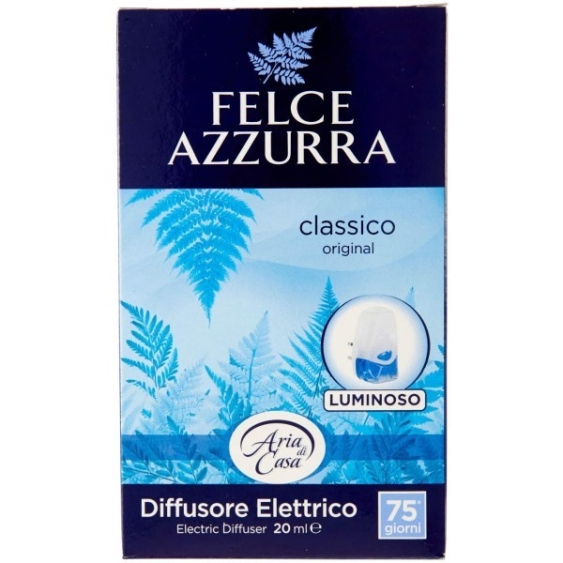Felce Azzurra Aria di Casa Talco Classico Diffusore Elettrico Luminoso