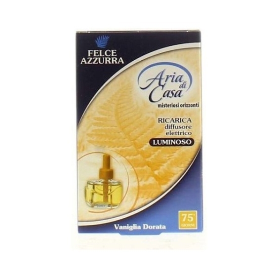 Felce Azzurra Aria di Casa Vaniglia Dorata Ricarica Diffusore Elettrico Luminoso