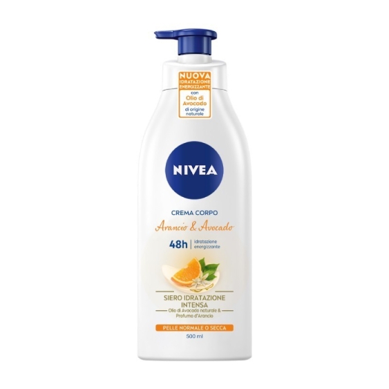 Nivea Crema Corpo Arancio E Avocado Pelle Normale O Secca 500 ml