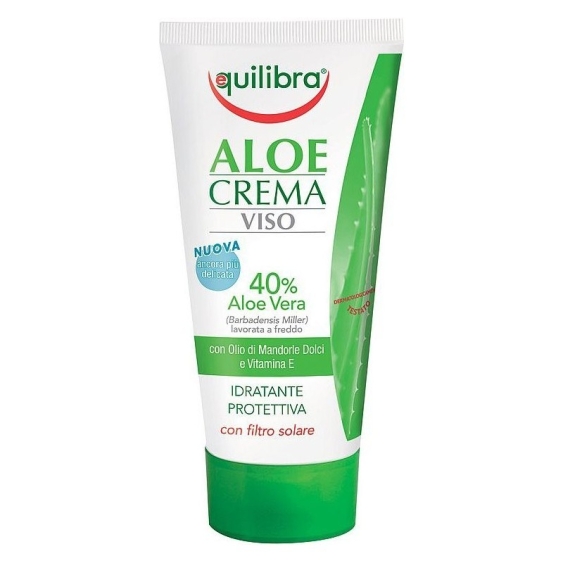 Equilibra Aloe Crema Viso Idratante Protettiva Con Filtro Solare 75 ml