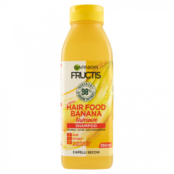 Garnier Fructis Hair Food Banana Shampoo Nutriente 350 ml