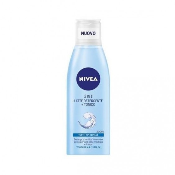 Nivea Latte Detergente + Tonico 2 in 1 200 ml