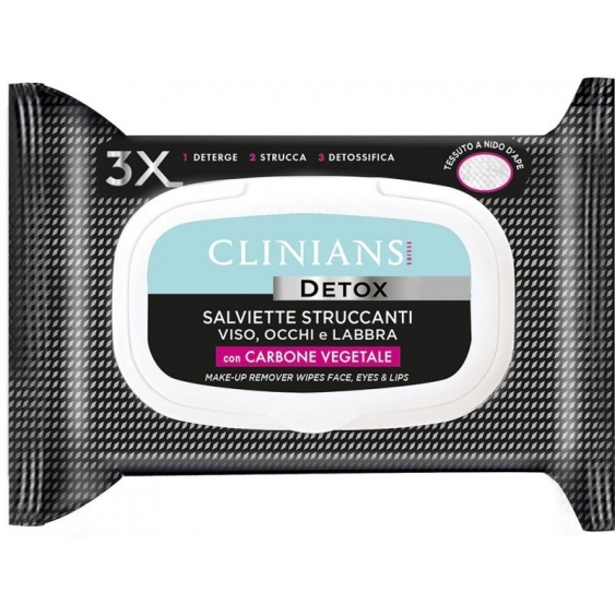 Clinians Detox Salviette Struccanti 25 pezzi
