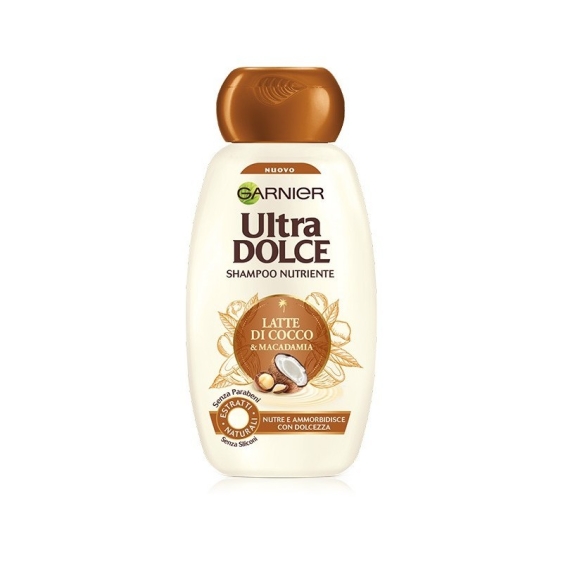 Garnier Ultra Dolce Shampoo Nutriente Latte di Cocco e Macadamia 300 ml